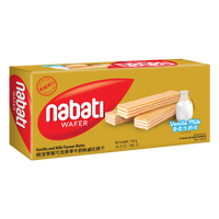 Nabati gaufrette biscuits importés d'Indonésie Lai fromage vanille saveur sandwich gaufrette biscuits 145g