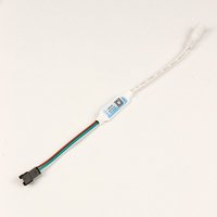 Controlador LED RGB Grilight SP104E SP621E SP103E WS2812B de 2048 Píxeles, Control Remoto RF de 14/17 Teclas con Bloqueo, DC5V-24V, Alcance de 20m, Mini Direccionable