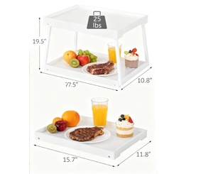 Plateau <span class=keywords><strong>de</strong></span> <span class=keywords><strong>lit</strong></span> en bambou avec pieds pliables, plateau <span class=keywords><strong>de</strong></span> petit-déjeuner au <span class=keywords><strong>lit</strong></span> pour la cuisine, manger, <span class=keywords><strong>table</strong></span> TV, ordinateur portable, collation, canapé - Product Image 2