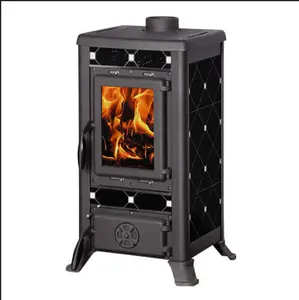 Cold rolled steel material wood burning stove