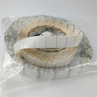 Étiquette en vinyle découpée sur mesure, transparente, tactile, avec cercle d'avertissement et braille en relief pour aveugles, résistante à l'humidité, recyclable, pour pochette autoportante