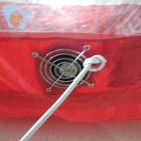 Couverture gonflable claire de tente de moto de garage de 2.8m x 1.2m x 1.5m