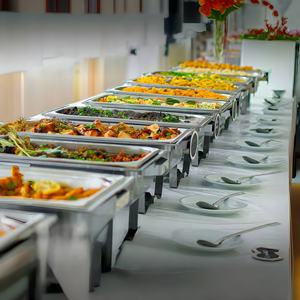 Hotelrestaurantpartyweddingchafing piatto piatto piatto piatto Buffet setsteelalcohol - Product Image 4