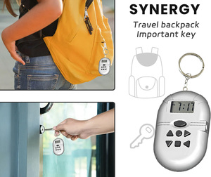 Orologio Parlante con Portachiavi in Inglese/Tedesco/Francese/Spagnolo/Italiano con Allarme e Annuncio Orario Ora per Ora per Non Vedenti e Ipovedenti - Product Image 5