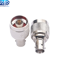 Connecteur adaptateur Rf Coaxial droit, mâle vers Bnc femelle