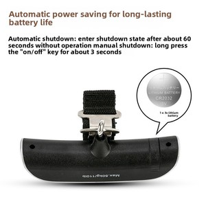 Balance portable robuste pour bagages domestiques, 50 kg, compacte, pour valises de voyage, <span class=keywords><strong>électronique</strong></span> - Product Image 4