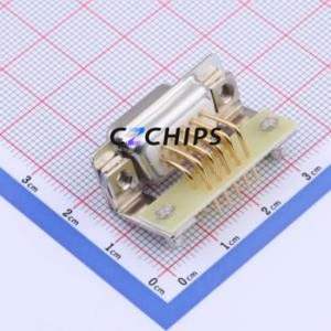 X0615FC2W1 D-Sub/VGA Connector Bent Lead Through Hole Connector High Density D-Sub Female 15P Right Angle Insert - Product Image 2