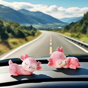 Moule en silicone époxy fait main M50530 pour décoration créative de tableau de bord de voiture, motif cerf Yi <span class=keywords><strong>Lu</strong></span> Ping An, accessoires de voiture - Product Image 4