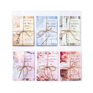 30 feuilles par paquet de matériel papier fleur papier série passée rétro fantaisie <span class=keywords><strong>fleurs</strong></span> manuel matériel décoratif - Product Image 5