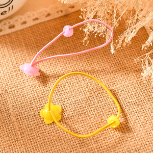 Coleteros de Flores Coloridos con Hebilla de Cuerda, Diademas para Mujeres y Niñas, Accesorios Casuales para el Cabello, Materiales Hechos a Mano para DIY - Product Image 4