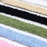 Lacets Plats Épais et Moelleux Sur Mesure 22 mm de Large, Lacets de Chaussures Pelucheux à Bord Cranté 3/4" Large