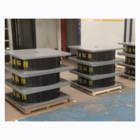 Isolateur Sismique en Caoutchouc Néoprène Élastomère Stratifié Haute Performance, Roulement d'Isolation Sismique Personnalisé OEM ODM pour Pont Routier