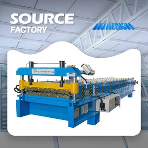 Tùy chỉnh sóng Roof Panel cuộn tạo thành máy nhà máy trực tiếp cho lợp ngói sản xuất máy móc - Product Image 1