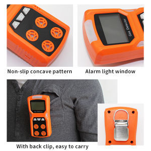 Rilevatore di Gas Portatile 4-in-1 Rcxaz Sensore Composito Allarme Manuale Ricaricabile Multifunzione Misuratore di Ossigeno Gas Esplosivi - Product Image 6