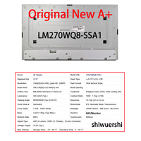 Pantalla LCD Original Nueva A+ de 27 Pulgadas LM270WQ6 SSA1 SPA2 LM270WQ8 SJA1 SSA1 para Panel de Visualización Industrial y Médico AIO
