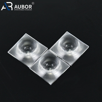 Éclairage LED en plastique personnalisable de haute précision Lentille de Fresnel Rectangle Forme carrée asphérique Biconvex et achromatique