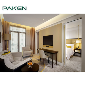 El más nuevo diseño de lujo doble cama de <span class=keywords><strong>Hotel</strong></span> de diseño moderno de muebles de <span class=keywords><strong>Hotel</strong></span> de 5 estrellas - Product Image 4