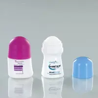 Nachfüllbare leere Plastik-Deodorant-Rolle auf Behälter 50ml Plastik rolle auf Flasche für Deodorant