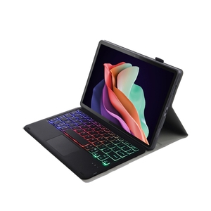 Custodia in pelle Ultra-sottile con retroilluminazione posteriore rimovibile USB per <span class=keywords><strong>Huawei</strong></span> <span class=keywords><strong>MatePad</strong></span> <span class=keywords><strong>11</strong></span> 2023 AHW13-AS Texture Touchpad nuovo - Product Image 4