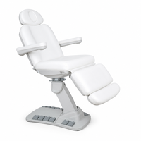 Cama de Belleza Eléctrica de 4 Motores, Amplio Rango de Inclinación, Base Metálica Reforzada, Carga de 200 kg, Altura Ajustable, para Clínica Dental y Estética