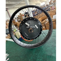 Kit de conversion de vélo électrique puissant 3/3.5T 4T 5T V3 V4 QS273 8000W 20/26X4.0 pour moto et vélo électrique à pneus larges, avec moteur moyeu et roue