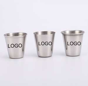 Taza de cerveza con logotipo personalizado de pequeña capacidad, taza de acero inoxidable, taza para acampar al aire libre, vaso de jugo - Product Image 2