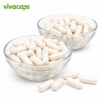 Capsules végétales vides HPMC blanches taille 1, capsules végétaliennes