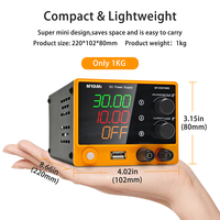 Nueva Llegada MYAMI Fuente de Alimentación Conmutada de Laboratorio DC 30V 10A 300W con Carga Rápida USB de 18W, Reparación, Voltaje Variable Ajustable 5A, OCP, OVP