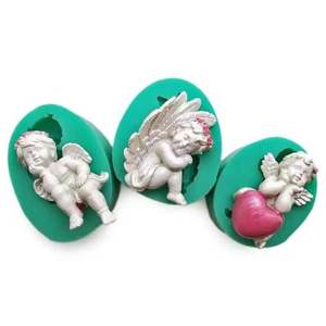 Nouveautés : Moule en silicone créatif petit ange, outils de décoration de gâteaux Cupidon Amour, fournitures de pâtisserie - Product Image 4