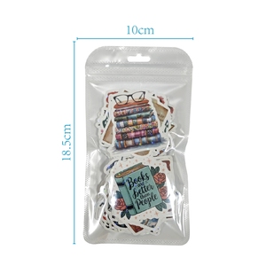 Die Cut Holo graphic Decal Vinyl Aufkleber Buch Lesen Aufkleber Star Holo graphic File Wasserdichte Glitter Aufkleber für Kinder - Product Image 6