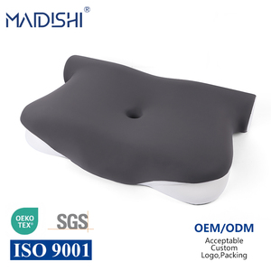 Oreiller en mousse à mémoire de forme tricotée OEKO-TEX non toxique WJ-2169, soutien cervical réglable pour soulager les douleurs cervicales, idéal pour le dos, le côté, l'hôtellerie et les soins infirmiers - Product Image 2