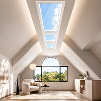 Plafonnier intelligent à lumière bleue ciel clair, contrôle par application, rythme biologique, lumière artificielle simulant le soleil, panneau LED pour salle de bain, maison, bureau