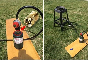Camping Outdoor Gastank Aufblasbarer Joint Herd Umrüst <span class=keywords><strong>adapter</strong></span> Amerikanisches Standard gewinde Aufblasbarer Joint Gasleitung anschluss - Product Image 6