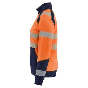 BLAKLADER - 350825285389XS Sudadera Hi-Vis para Mujer con cremallera Naranja/Azul marino-EAN 7330509933626 ROPA DE TRABAJO DE LA HI-VIS - Product Image 3