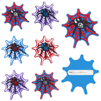 Proveedor de Fábrica de Parches de Goma Suave con Diseño de Telaraña de Dibujos Animados, Diversos Estilos, Personalizados, de PVC Rosa, para Campamento, con Logotipo, Broche Promocional