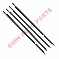 Juego de Molduras de Goma para Puertas Exteriores Delanteras/Traseras Derechas e Izquierdas para Toyota Corolla Axio/Fielder 2006 2007 2008 2009 2010 2011 2012