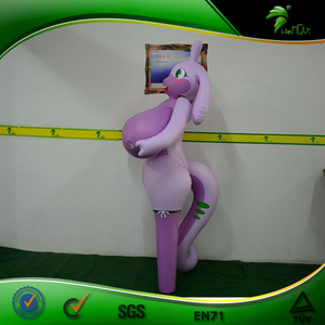 ของเล่นเป่าลมรูปมังกรฮงยี่ ของเล่นเป่าลมกูดรา ตุ๊กตาเป่าลมรูปสาวอนิเมะ - Product Image 6