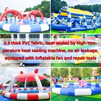 Piscine gonflable mobile pour enfants sur mesure, parc aquatique parent-enfant, installation de divertissement pour les événements scolaires en plein air