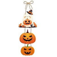 Décorations de bureau Sorcière Citrouille, fournitures amusantes pour les fêtes d'Halloween, y compris des décorations de bureau en nid d'abeille de carnaval