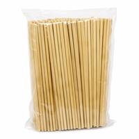 Échantillon Gratuit Vente en Gros Fournitures Japonaises pour Sushi et Ramen Baguettes en Bambou Jetables Rondes 20,3 cm 100% Naturelles Écologiques