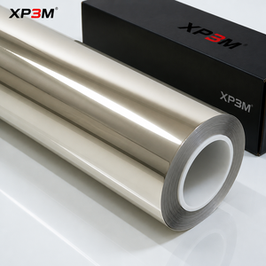 ฟิล์มใส XP3M สีแชมเปญโกลด์ OEM เงาแบบ TPU สำหรับหุ้มรถยนต์ หนา 7.5 มิล ซ่อมแซมตัวเองได้ ป้องกันรอยขีดข่วน ป้องกันสีเหลือง ติดตั้งแบบเปียก - Product Image 5