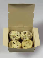 Eco-Friendly Brown Kraft Paper Food Box for Fast Food Takeaway