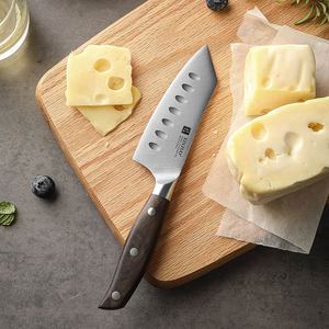 XINZUO Nuovo Coltello per Formaggio da 4,5 Pollici in Acciaio Inossidabile Tedesco con Manico in Legno di Sandalo Rosso, Affettatrice per Torte da Cucina - Product Image 5
