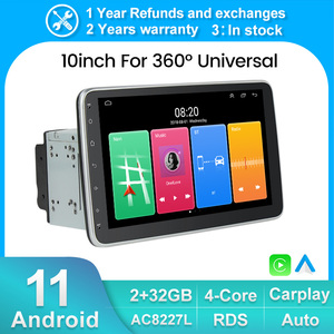 Android14 8core 2DIN Car Video pour 10 "360 Universal Radios <span class=keywords><strong>2</strong></span> <span class=keywords><strong>Din</strong></span> Car-play Auto AM FM RDS Navigation <span class=keywords><strong>GPS</strong></span> - Product Image 3