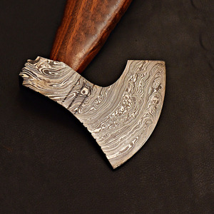Heavy Duty Outdoor Camping Cutting <b>Axe</b> Wholesale Hand Forged Damascus Steel <b>Wood</b> Cutting <b>Axe</b> with Hardwood Handle - Product Image 6