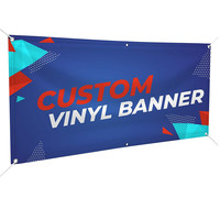 Fabricación de fábrica Impresión personalizada Banderas promocionales Banners Publicidad al aire libre PVC Vinilo Banner