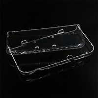 Xcy ytech-coque de protection transparente, en cristal, pour console de jeu Nintendo New, 3DS, XL, 3DS, LL, accessoires