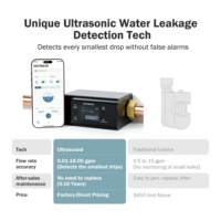 Excellente conception Capteur d'eau intelligent Système de détection de fuite domestique Détecteur de fuite d'eau Surveillance à distance OEM