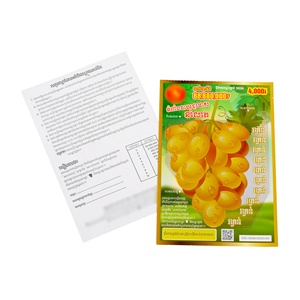 Customization Lottery Scratch Tickets Scratch Cards Printing Win Gambling Lottery Game Tickets - Product Image 4
