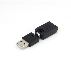 Adaptador USB macho a hembra, conector A a A giratorio de 360 ​​grados, adaptador de extensión USB de plástico para dispositivos informáticos - Product Image 2